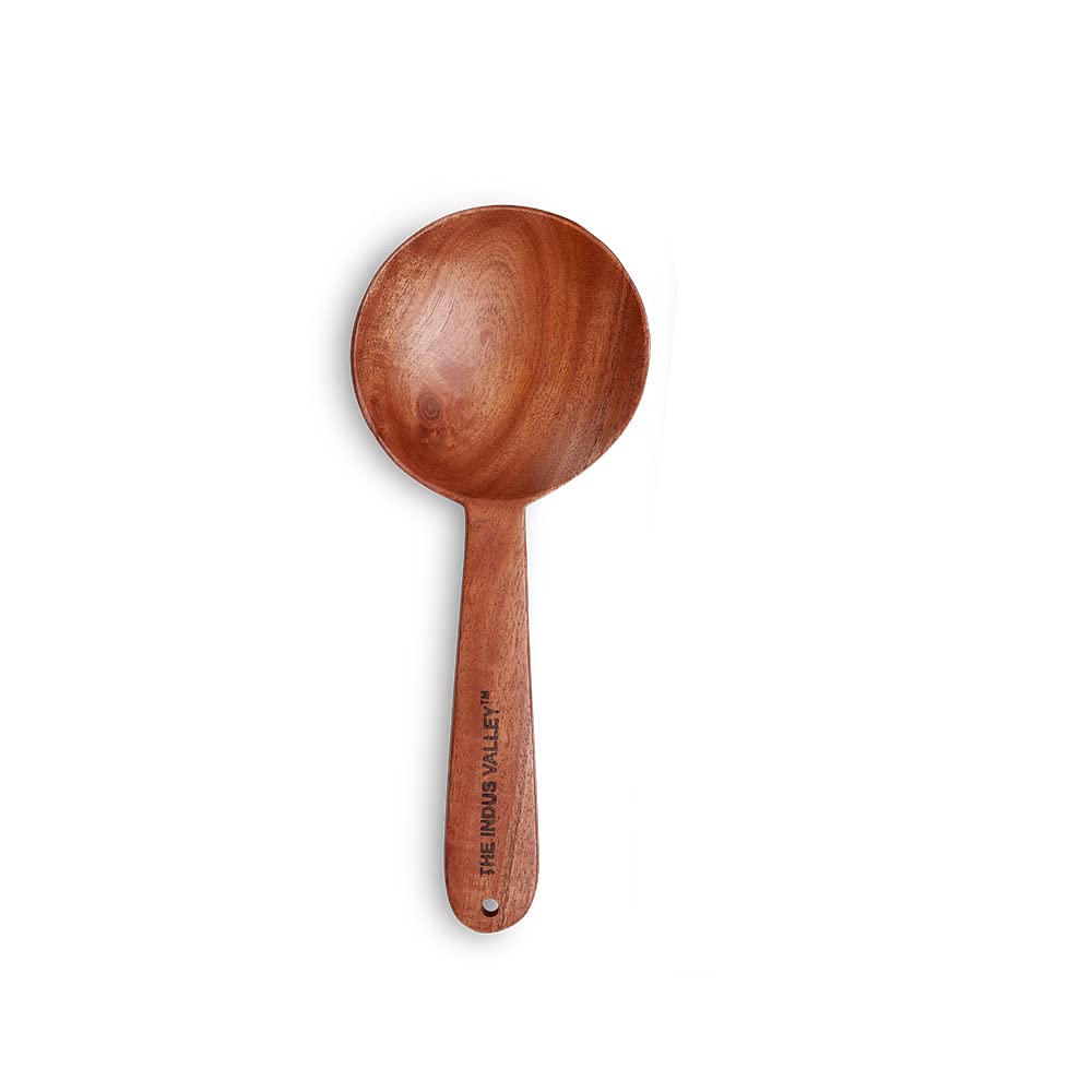 The Indus Valley Neem Wood Cooking Ladle - Serve