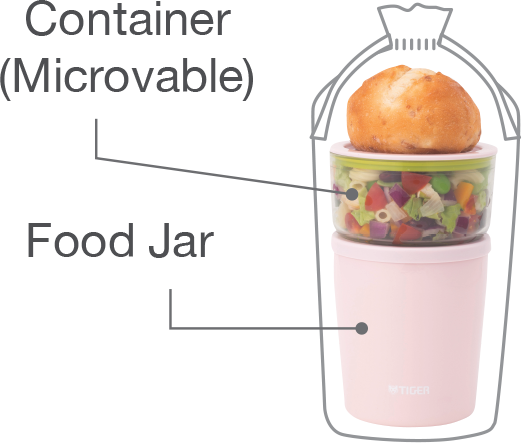 Tiger Food Jar LCC-A030 (0.3L) - 1 piece