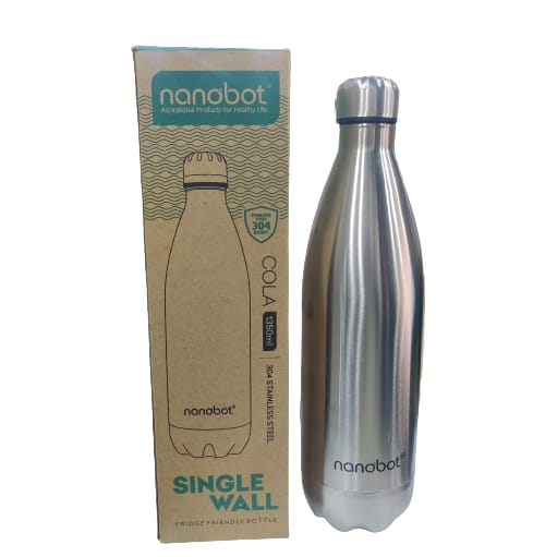 Nanobot Cola Single Wall Stainless Steel Bottle 1350ml