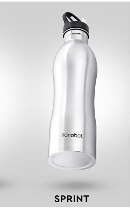 Nanobot Sports Stainless Steel Bottle Dash lid 1000ml