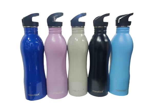 Nanobot Sports Stainless Steel Bottle Dash lid 1000ml - Colour - 1 piece 