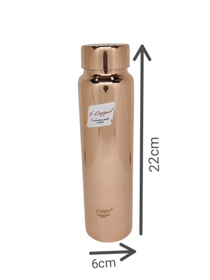 I-Copper Mini Slim Pure Copper Bottle 600ml - Plain