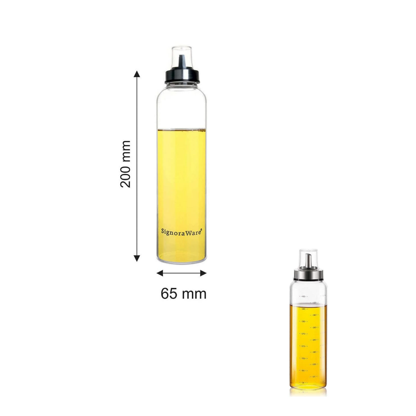 Signoraware Even Flow Glass Oil Dispenser 500ml - 1452