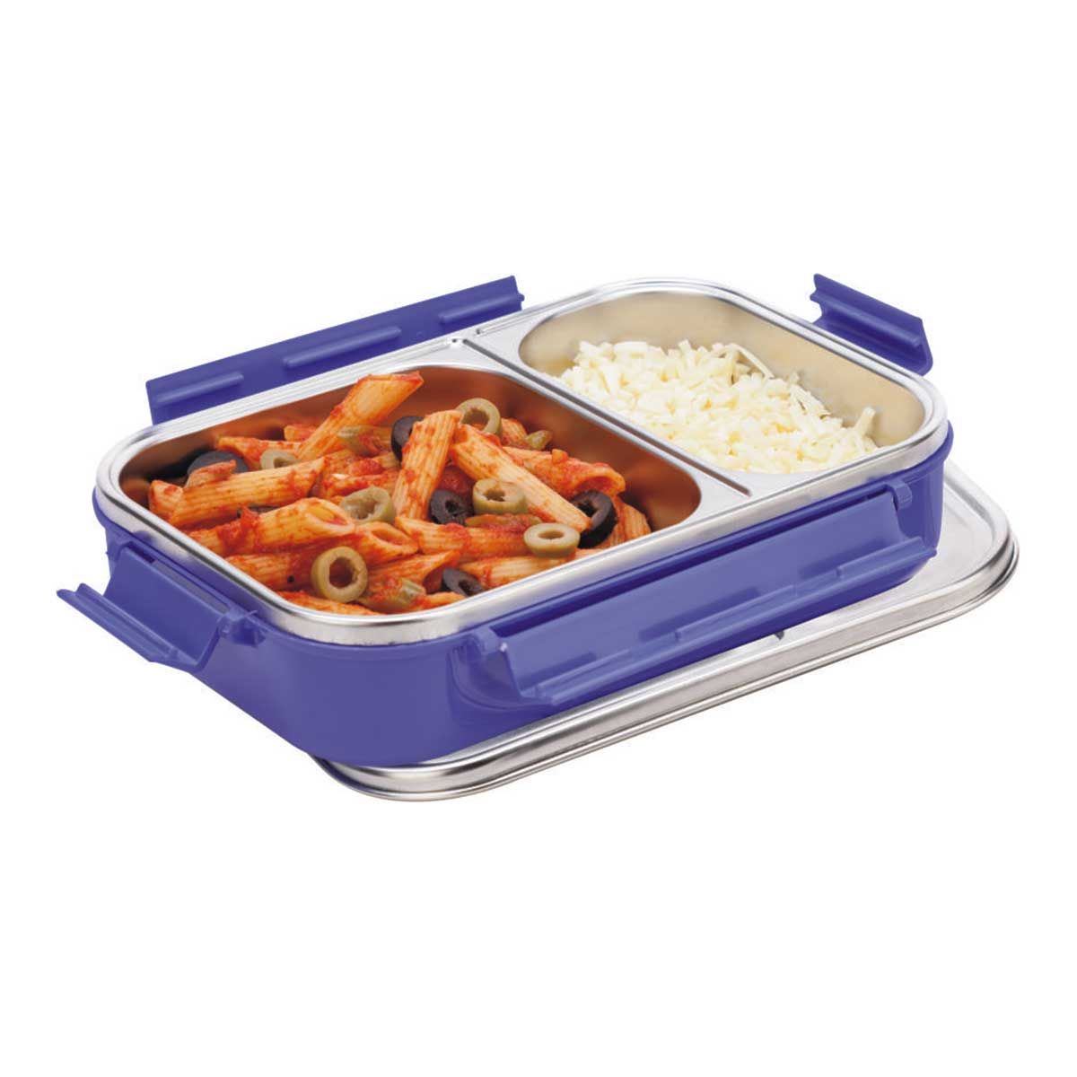 Signoraware Slim Steel Lunch Box with Steel Lid 1000ml - 3526