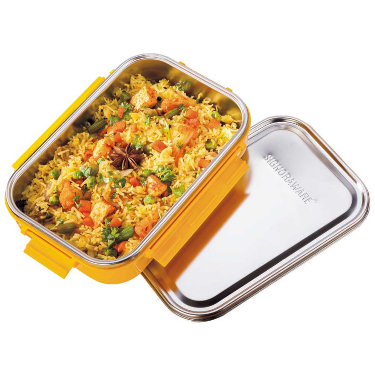Signoraware Crispy with Steel Lid Lunch box 1000ml - 3738