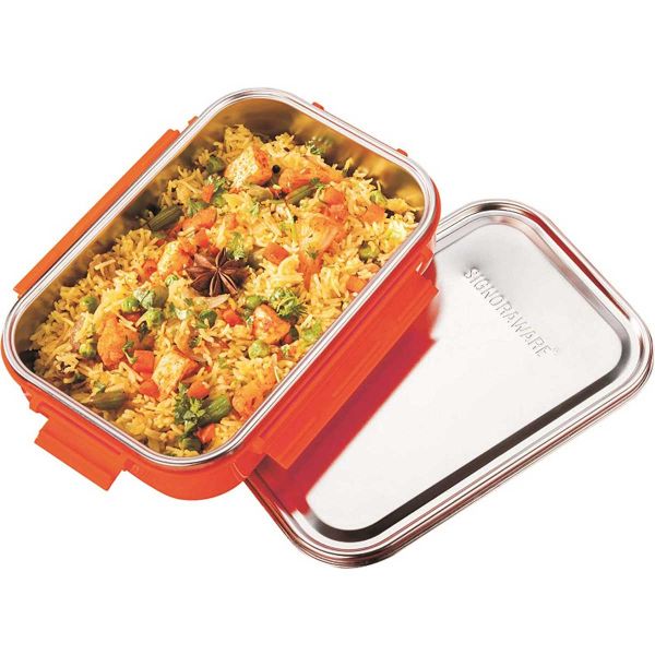 Signoraware Crispy with Steel Lid Lunch box 1000ml - 3738
