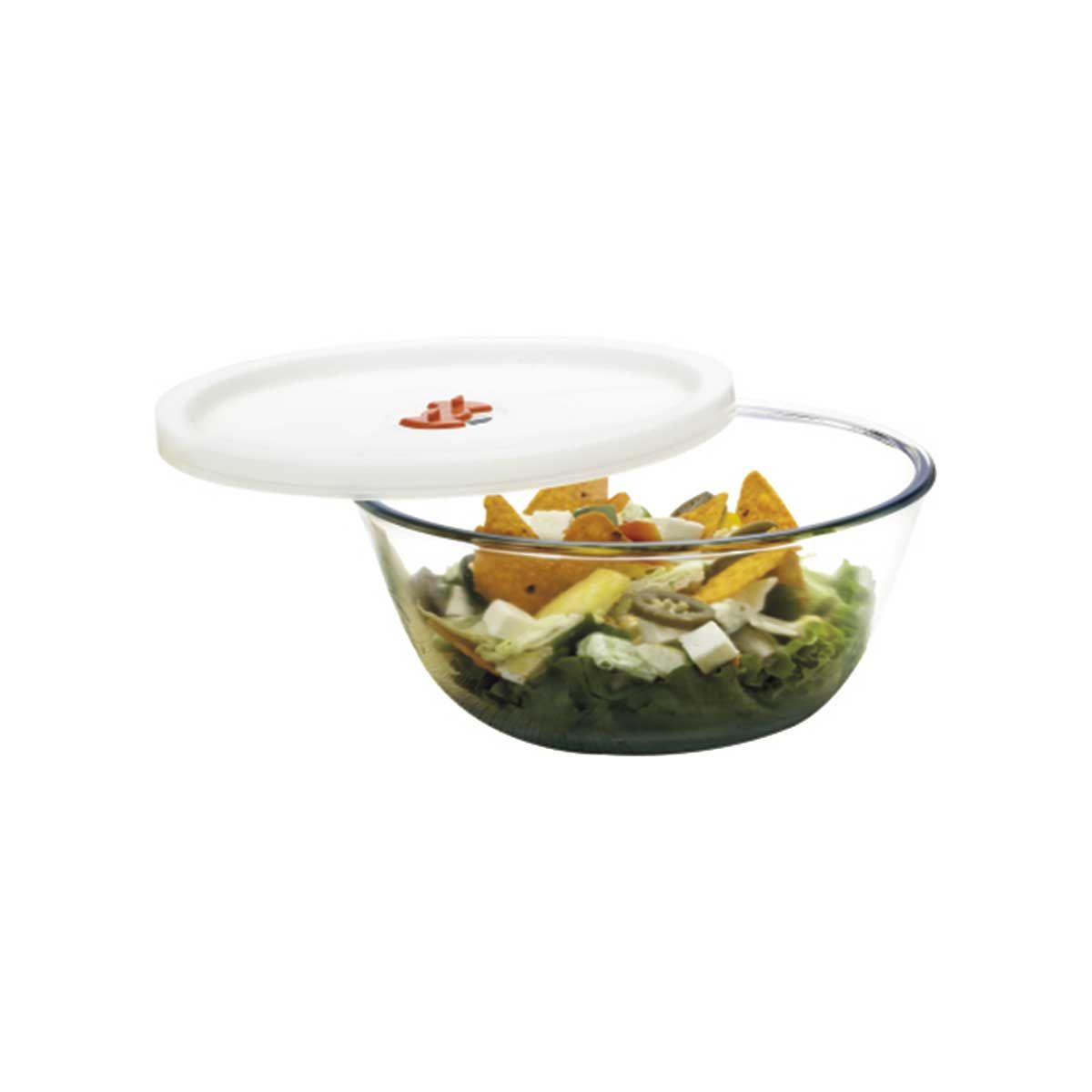 Signoraware Borosilicate Glass Mixing Bowl with Lid 500ml - 1216 