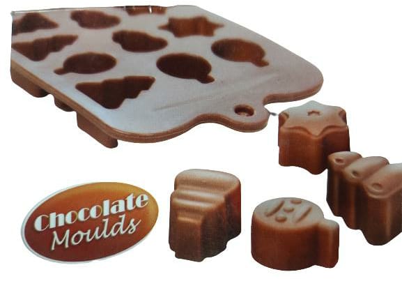 Seven Seas 15 piece Silicone Chocolate Mould - Cross Cube Shape - SCH004