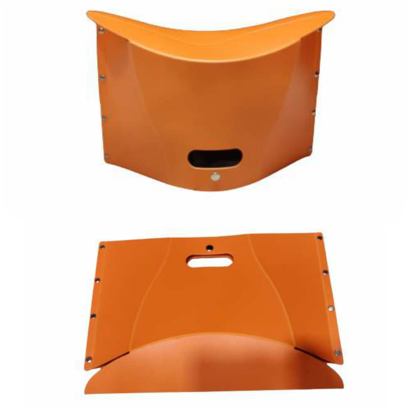 Sama ED Folder Shape Light Weight Foldable Stool, Orange color,  1 piece pack 