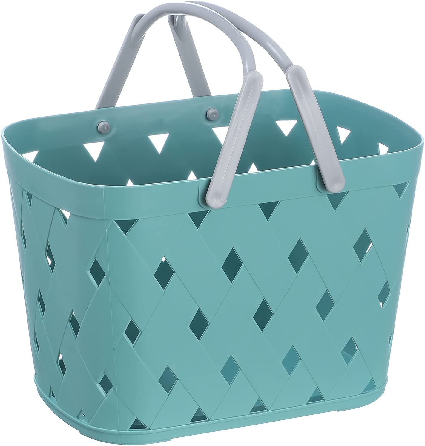Sama Ksr Rib Design Plastic Basket With Handle Big 1piece Wf-2489