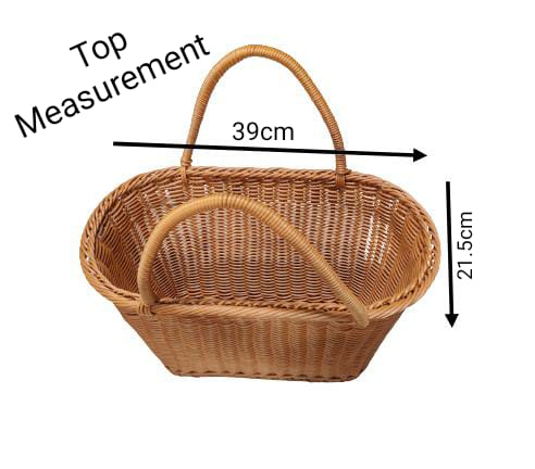 Sama Ryl Plastic Wire Cane Basket without Inner Metal Frame
