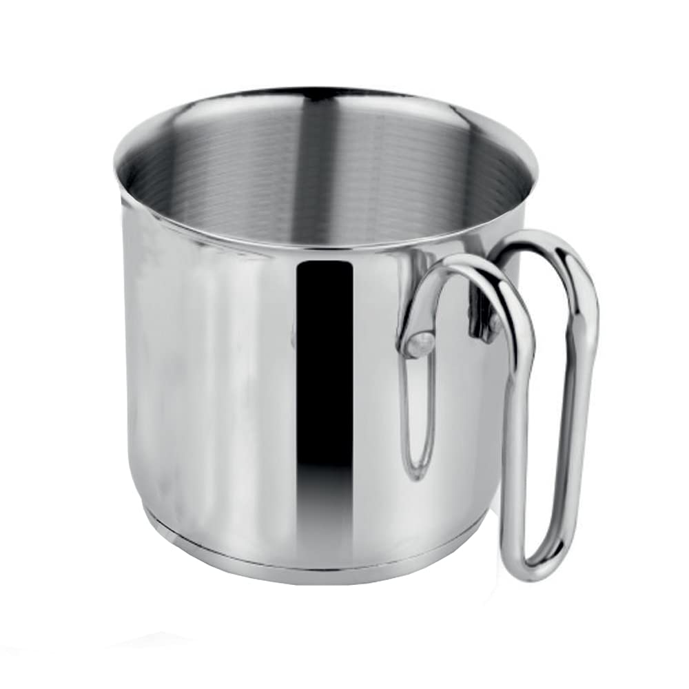 Prabha Encapsulated Base Stainless Steel Milk Pot Milk Boiler 1.1L and 11cm Without Lid