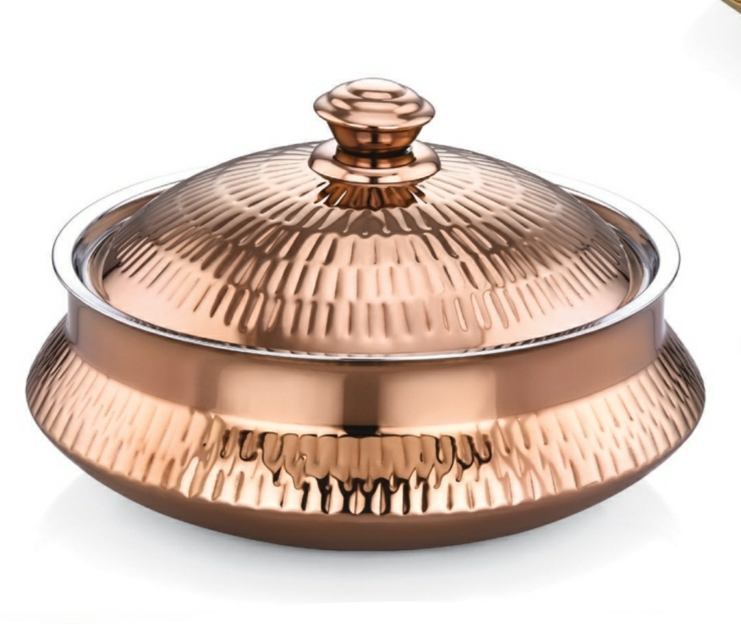 Anchor Stainless Steel Milano Hot Pot , Rose Gold 3500ml